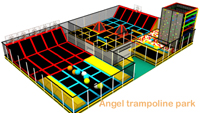 trampoline with enclosure 